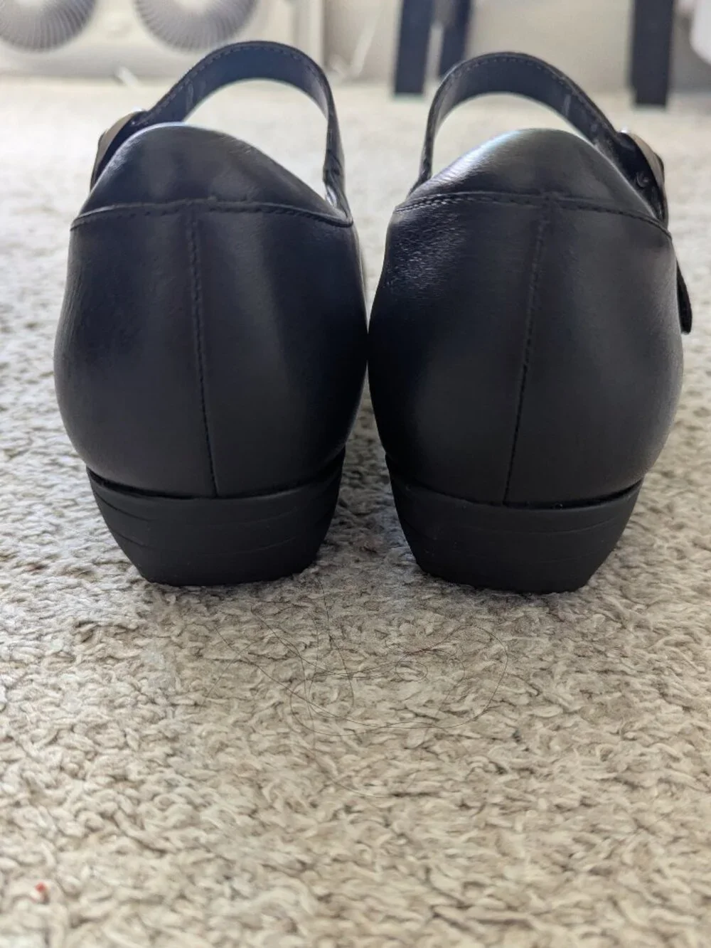 Dansko Women's Fawna Leather Mary Jane Pumps Black Milled Nappa Classic EU39